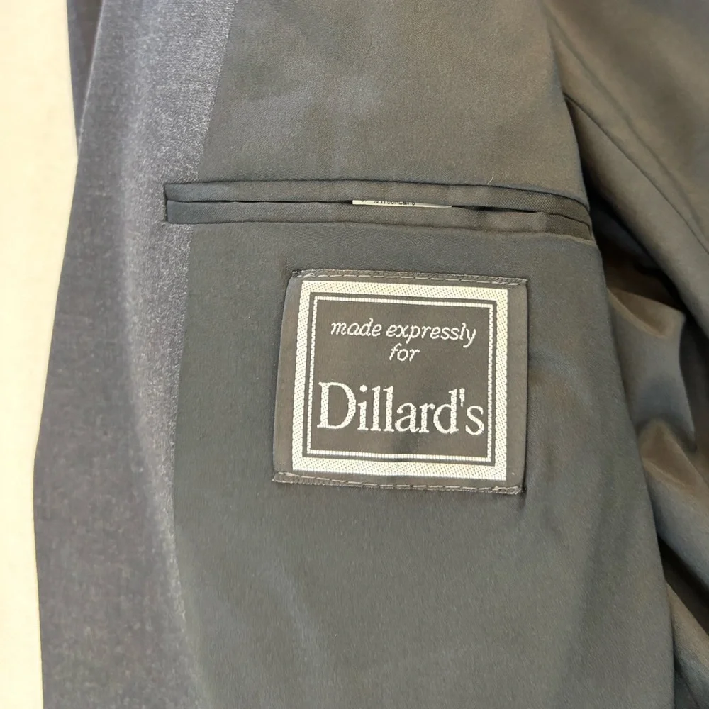 RALPH‎ RALPH LAUREN Grey Wool Sport Coat Blazer 50R Jacket Vintage Business